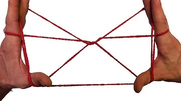 Beginners String Trick - Mt Fuji String Figure Step By Sep