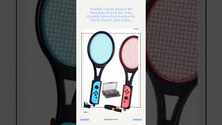 Tendak Tennis Racket for Nintendo Switch Joy-Con, Tendak Game Accessories for Mario Tennis Aces G...