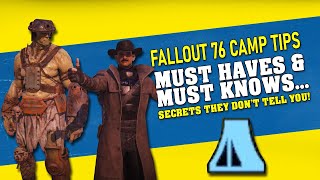 Fallout 76 Camp Tips, Hints, Best Items, & Must Haves