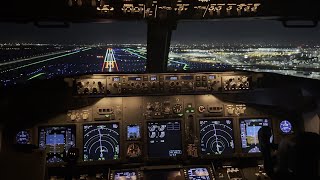 B737 Cockpit Landing in Amsterdam | iPhone 15 Pro Max 4K 60fps