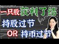 美股分析：今天一只证券获利清仓，它是什么？如何考虑持股过节还是持币过节这件事？