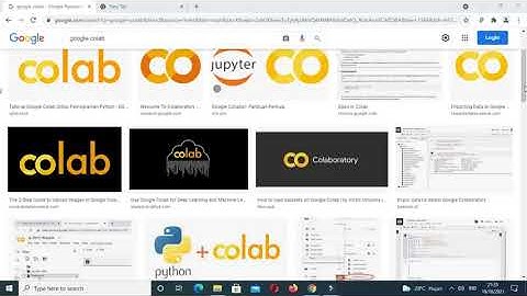 Belajar bahasa python menggunakan Google Colab