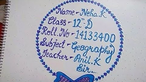 Geography Practical File || Class 12 || CBSE Project File