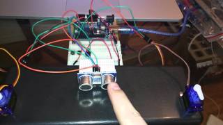 Ultrasonic Sensor and Servo Test