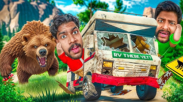 We were ATTACKED by a GIANT BEAR in RV THERE YET 🥵!! (Part 4)