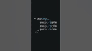 CSS Typography Wave Animation #shorts
