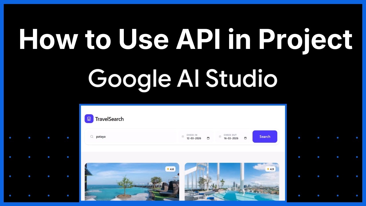 How to use API in Project | Google AI Studio
