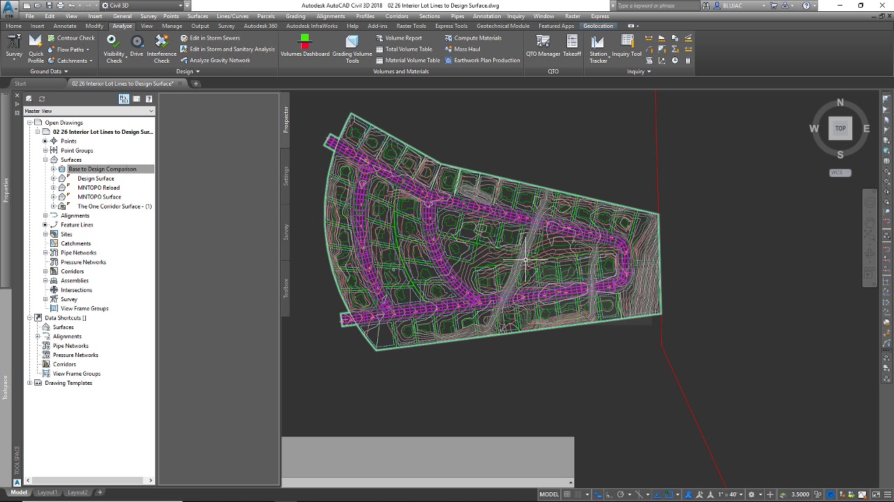 Subdivision Design (12 ) - Creating a Volume Comparison Surface - YouTube