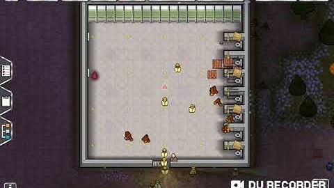 Playing prison architect (part#1) (building a holding cell + taking in prisoners!!)