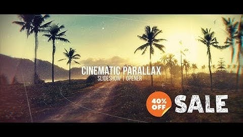 Cinematic Parallax Slideshow | After Effects Templates