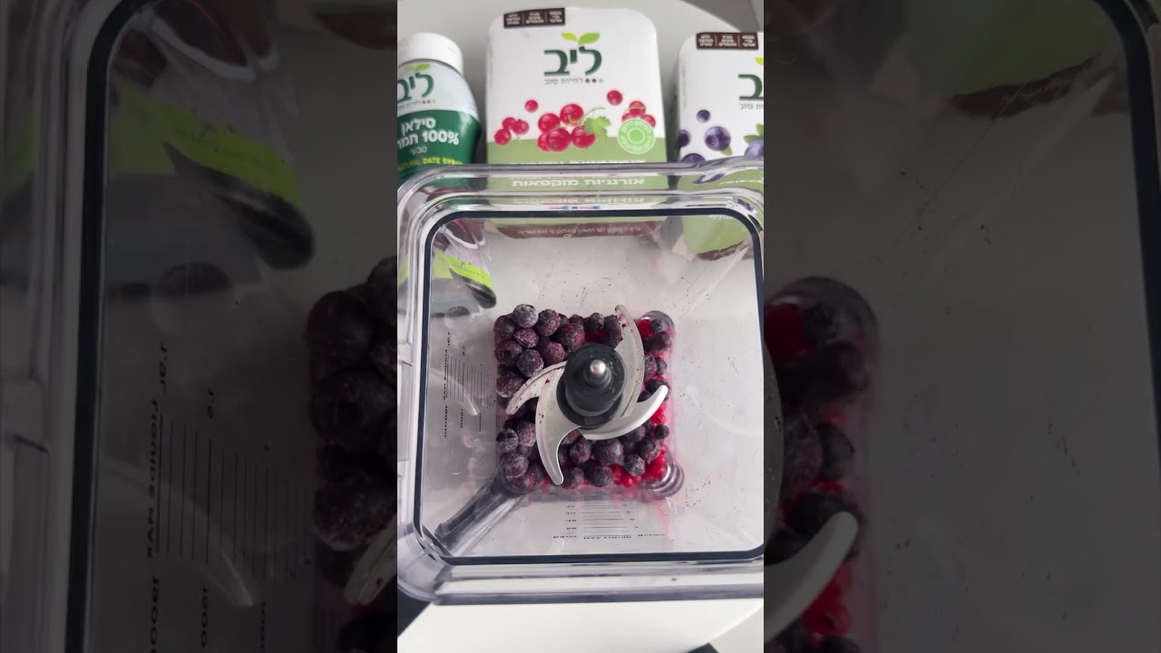 סורבה אוכמניות ודומדמניות