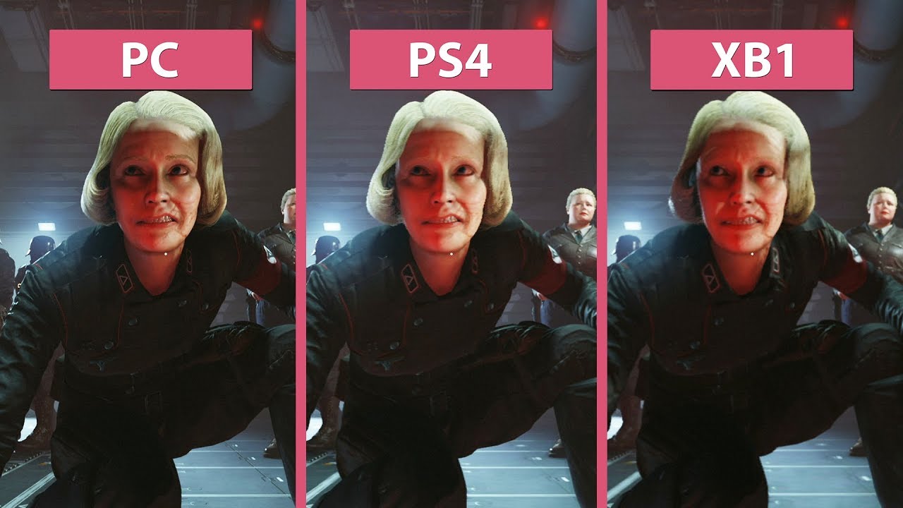 Wolfenstein: The New Order PS4 vs Xbox One Screenshot/GIF Comparison: Xbox  One Version Looks Sharper