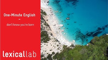 ONE-MINUTE ENGLISH: Don