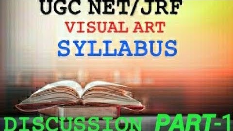 visual art Net/JRF syllabus 2021 part-1