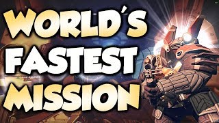 WORLD'S FASTEST MISSION! [2:32] "Unbroken" Speedrun (Destiny 2)