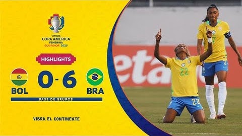 BOLIVIA 0-6 BRASIL | Highlights | CONMEBOL Copa América Femenina 2025™