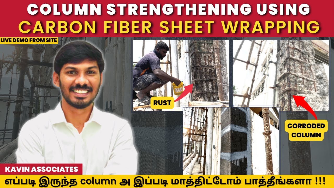 Column Strengthening Using Carbon Fiber Wrapping Repair of Fully Corroded Column Micro