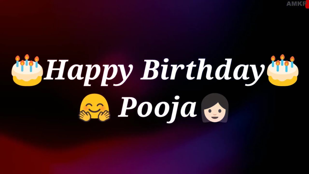 Happy Birthday Pooja YouTube