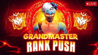 Free Fire Live Ranked Push Grandmaster 😈 1 vs 4 squad Gameplay 😈 Lone wolf 🐺