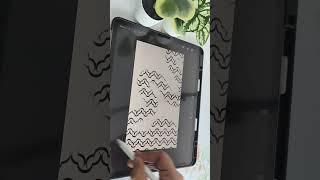 330-Geometric Pattern Procreate Brush #procreatebrushes #procreatedigitalart #procreate #satisfying