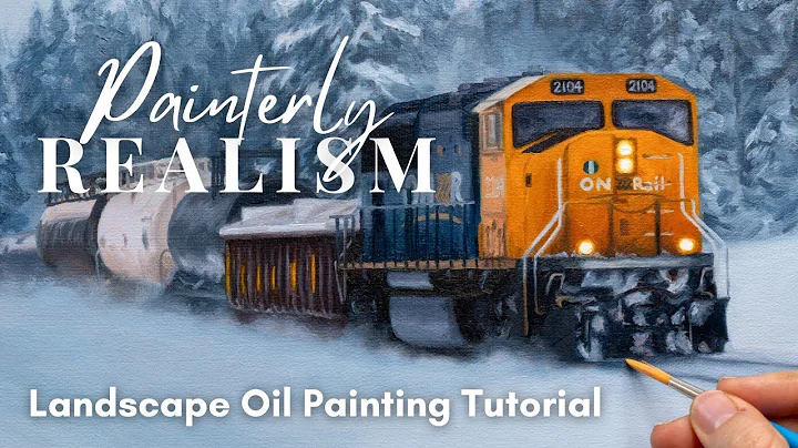 Stop Painting Like a Photo: How to Paint Realistic + Painterly Oil Landscapes (Timelapse Tutorial) thumbnail