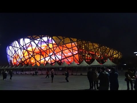 สนามกีฬารังนก กรุงปักกิ่ง Beijing National Stadium (Bird's Nest)