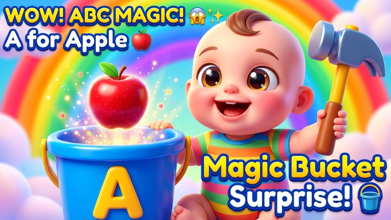 A to Z Learning with Cute Baby 🍼🔨 | 3D Cartoon Alphabet Adventure | ABC ...
