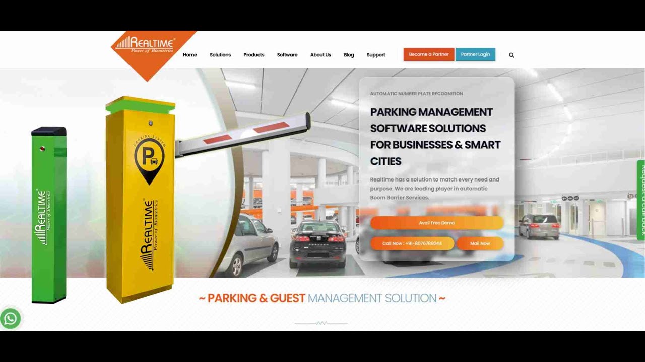 Realtime Biometrics : Parking Management Solution