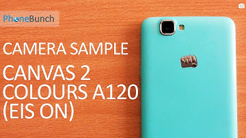 Micromax Canvas 2 Colours A120 Video Camera Sample - EIS On
