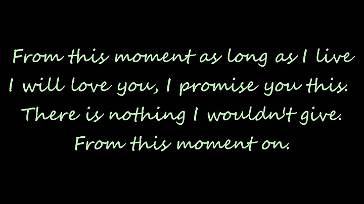 From This Moment On lyrics - Shania Twain ft. Bryan White