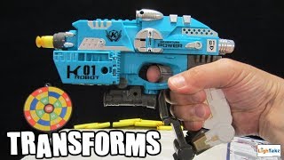 NERF (type) GUN TRANSFORMS into ROBOT! This is COOL screenshot 2