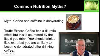 3.7 Dispelling Myths Coffee is Dehydrating for Athletes