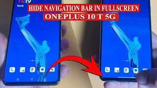 How to hide navigation gestures on OnePlus