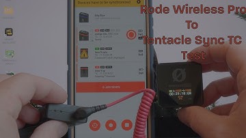 Rode Wireless Pro Time Code Jam W/ Tentacle Sync