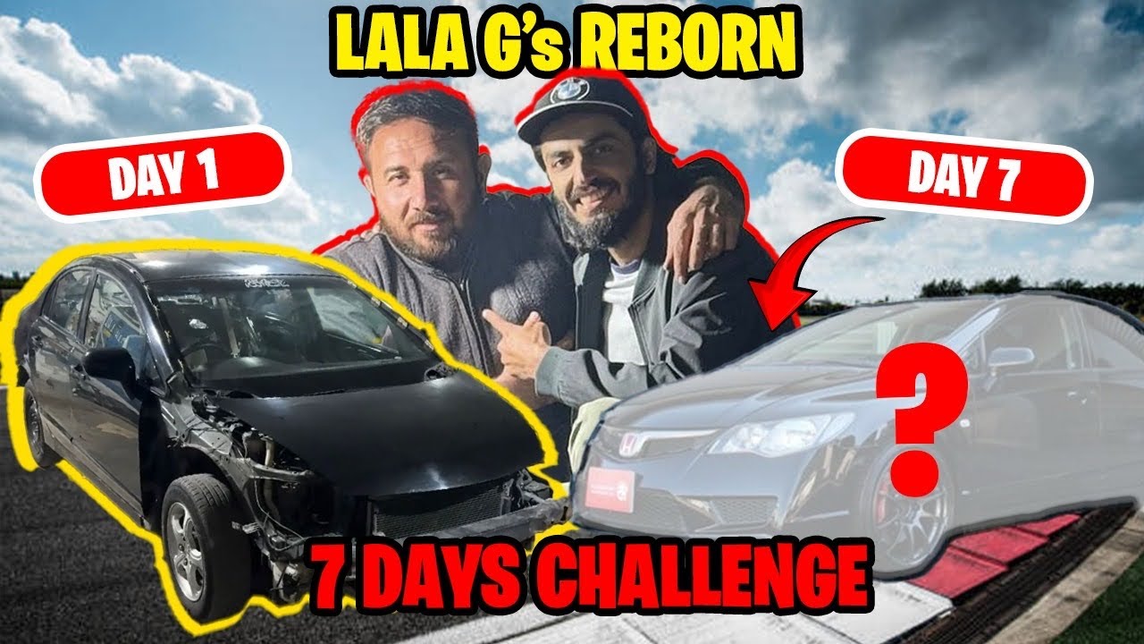 G R Lala Lala G's Honda reborn 7 days Challenge🔥 haji sahab lala g my friend ...