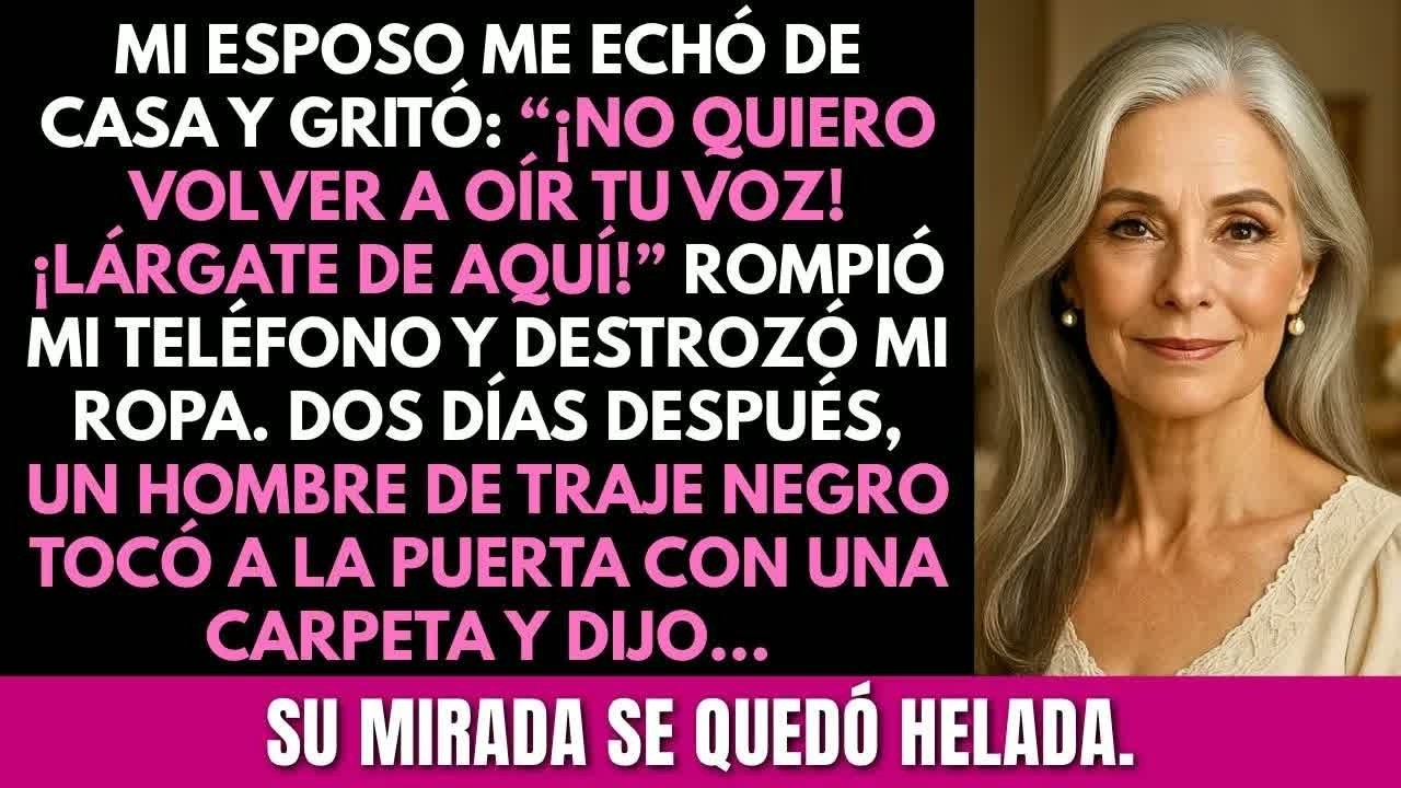 ＂¡No quiero volver a oír tu voz! Vete de aquí!＂ gritó mi esposo  Dos días después, tocaron la pu