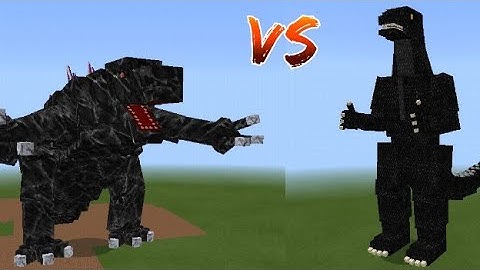 Mobzilla Vs Godzilla - Minecraft Mob Battle
