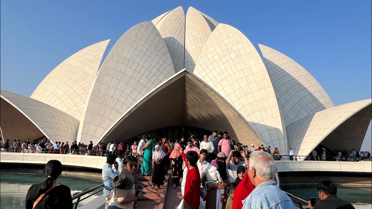 FINALLY, LOTUS TEMPLE PAHUNCH  GAYE ￼🥰 