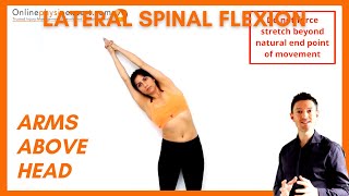 Pure Spinal Lateral Flexion (Arms Above Head) - TUTORIAL