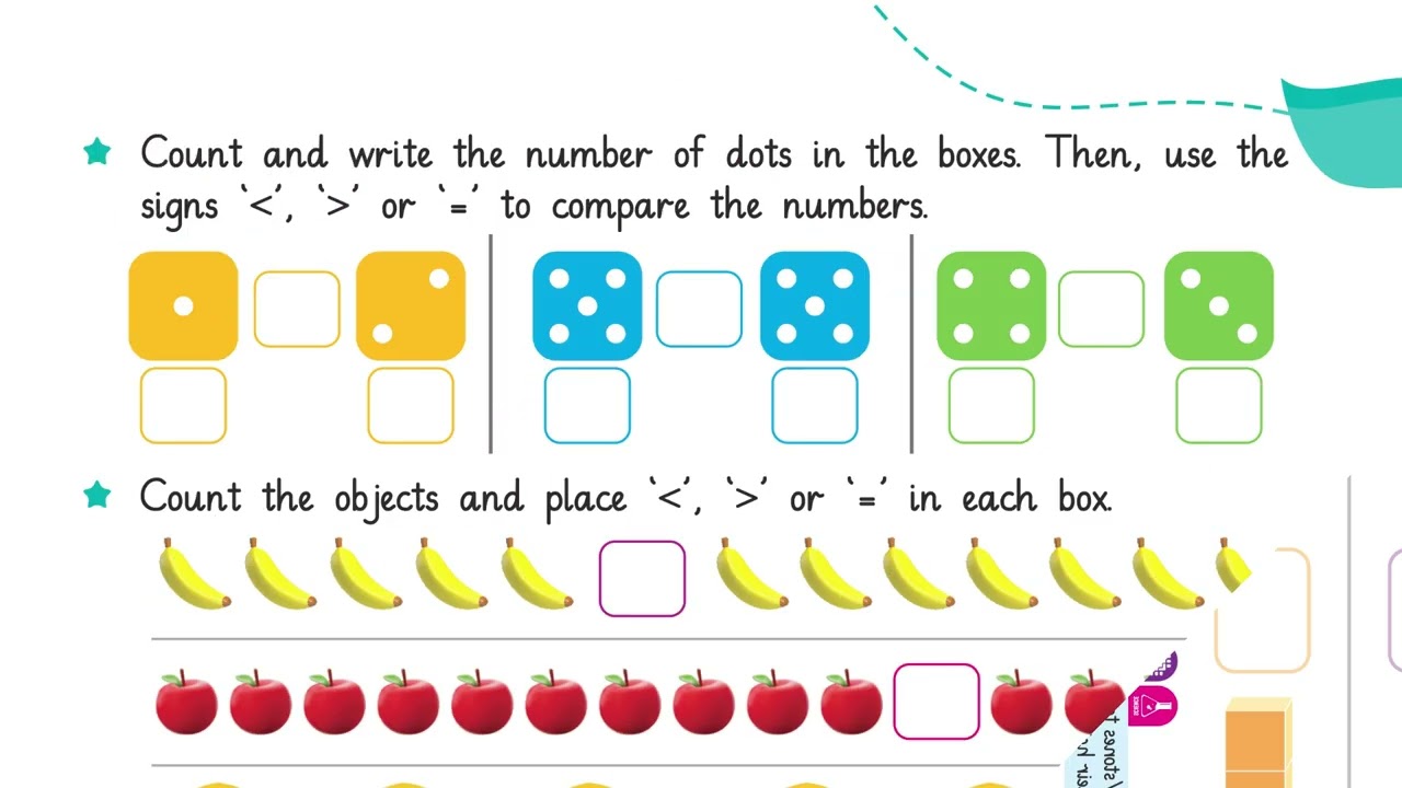 Math for Kids 5+ | Lecture 4: Comparing Numbers | For  Students