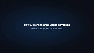 What is AI Transparency in ISO 42001?