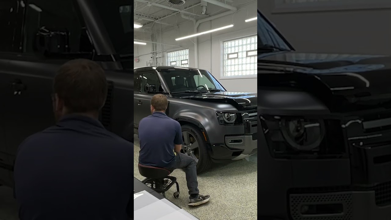 Matte and Gloss Land Rover Ceramic Coating Time-Lapse | Ultimate Protection and Shine!