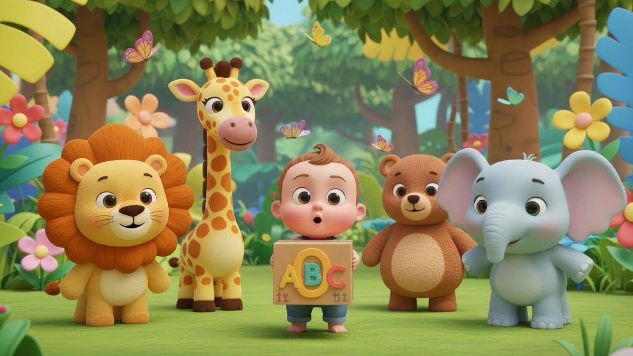 ABC Surprise Box with Animals Learning Song for Kids | Alphabet, Animals & Fun Nursery Rhymes 🅰️🅱️🦁🎶