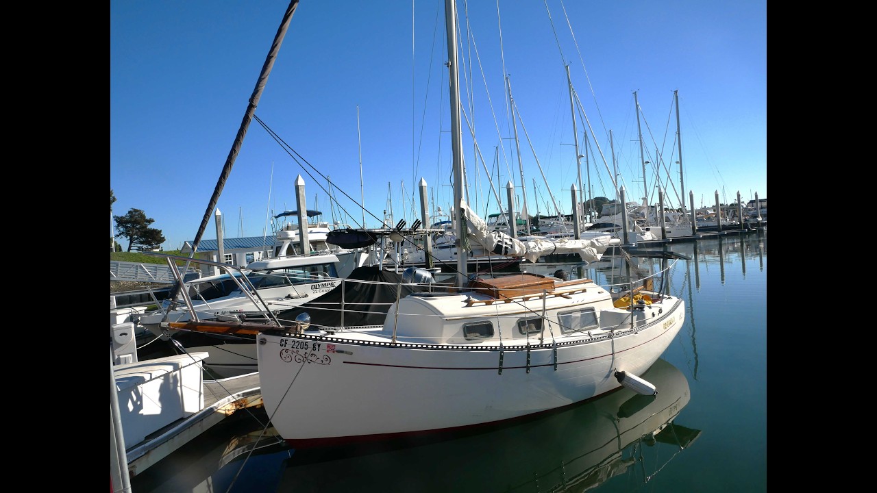 ⁣Pacific Seacraft Flicka Tour and Sailing Her on San Francisco Bay