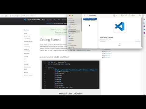Install Visual Studio Code on a Mac