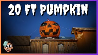👻Wellcomer - 20Ft Pumpkin Inflatable Unboxing/Setup!🎃