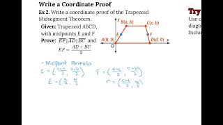 9-2 Proofs Using Coordinate Geometry
