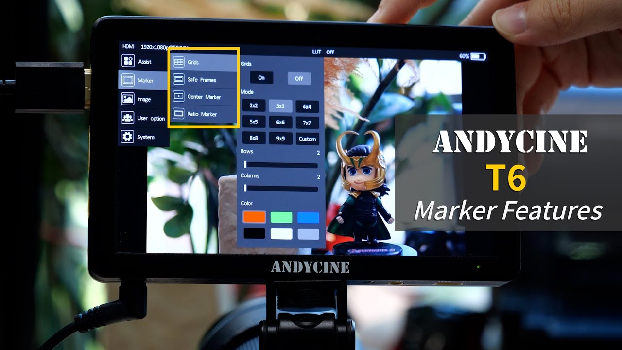 Monitor de Cámara Andycine A6 Max de 6 con Pantalla Táctil Hdmi I