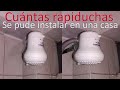 Cuantas rapiduchas se pueden instalar en una casa