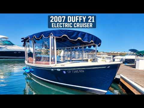 Quiet Harbor Cruiser  | 2007 Duffy Classic 21 Electric Boat | Walk-Through by South Mountain Yachts